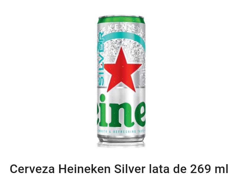 Heineken silver lata 269 ml