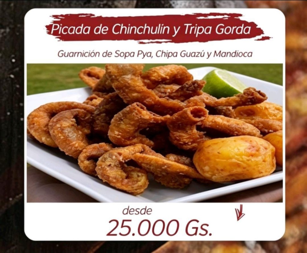 Picada de Chinchu y tripa gorda