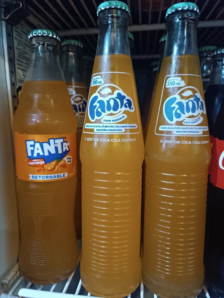 Fanta naranja 350ml vidrio