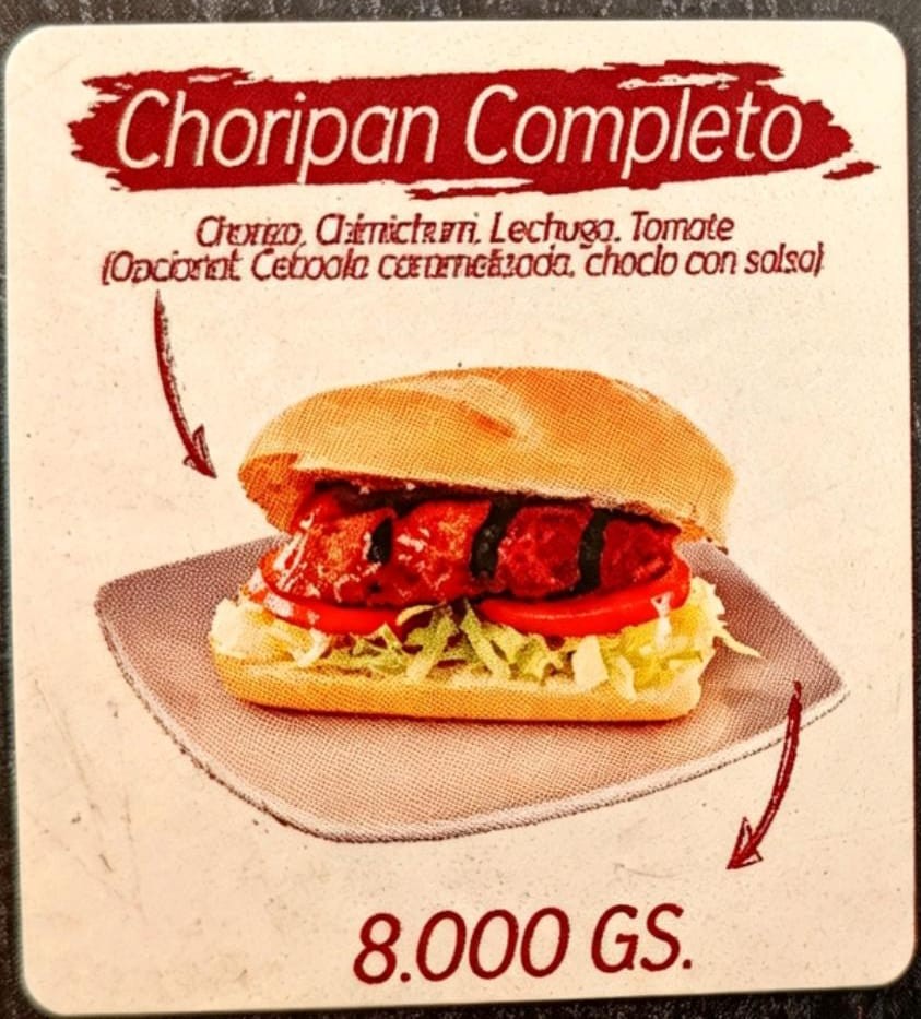Choripan completo