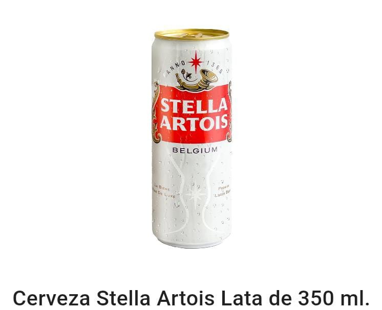 Stella Artois lata 350 ml