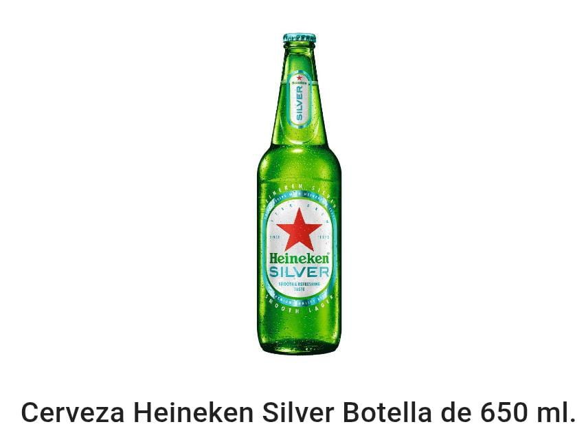Heineken silver botella 650ml