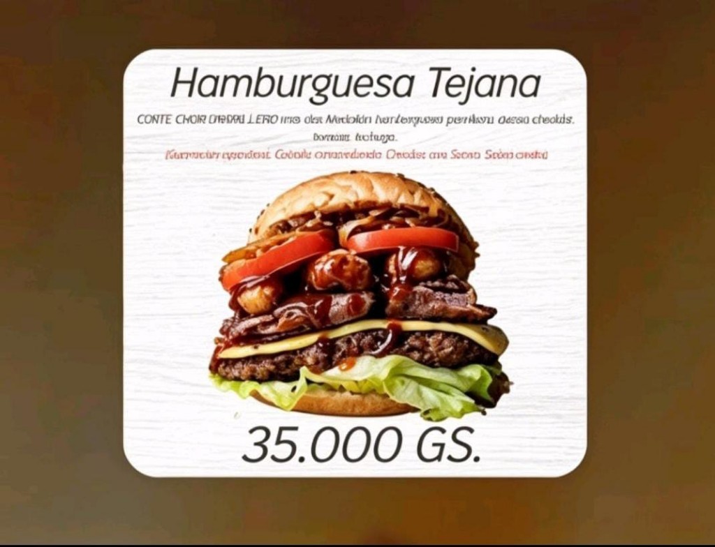 Hamburguesa Tejana