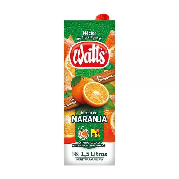 Jugo Watts Naranja 1,5L
