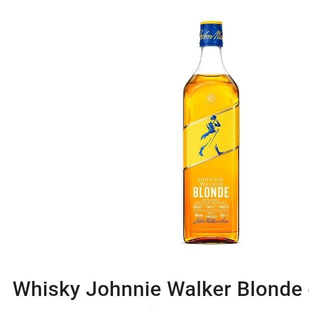 Whisky Johnnie Walker Blonde