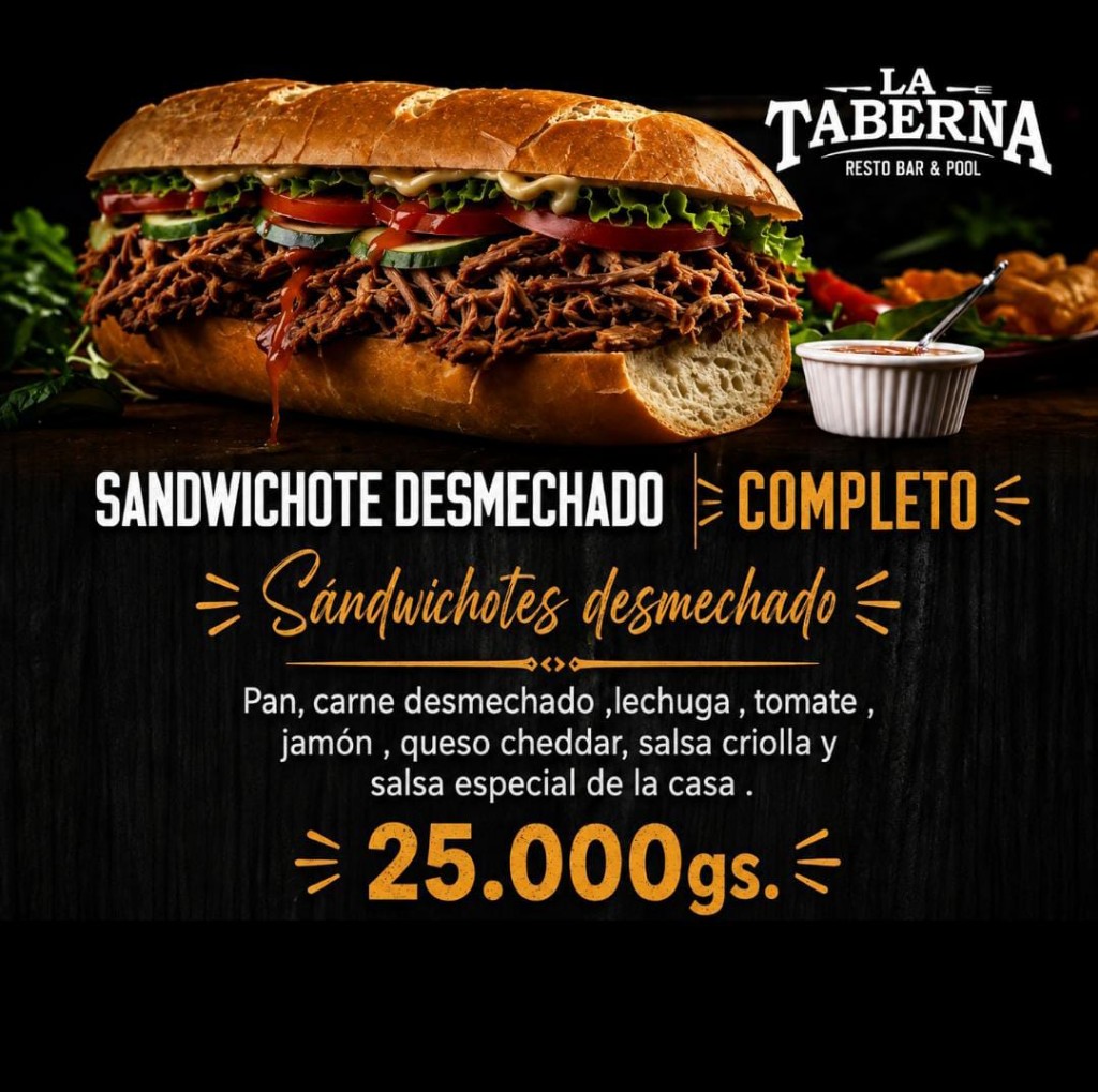 Sandwichotes Desmechada Completa