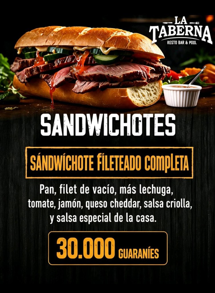Sandwichotes Fileteado Completa