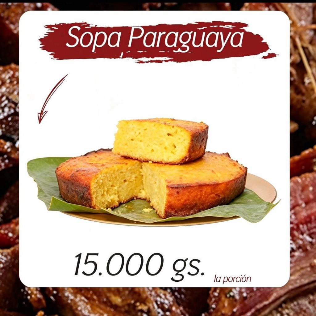 Sopa paraguaya por porción