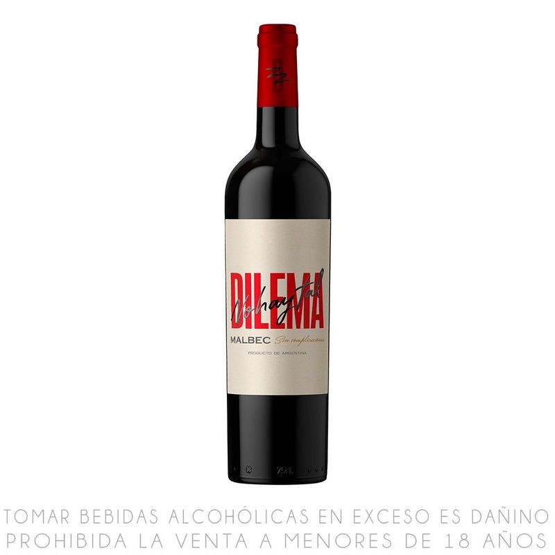 Vino Dilema Malbec Tinto 750 ml