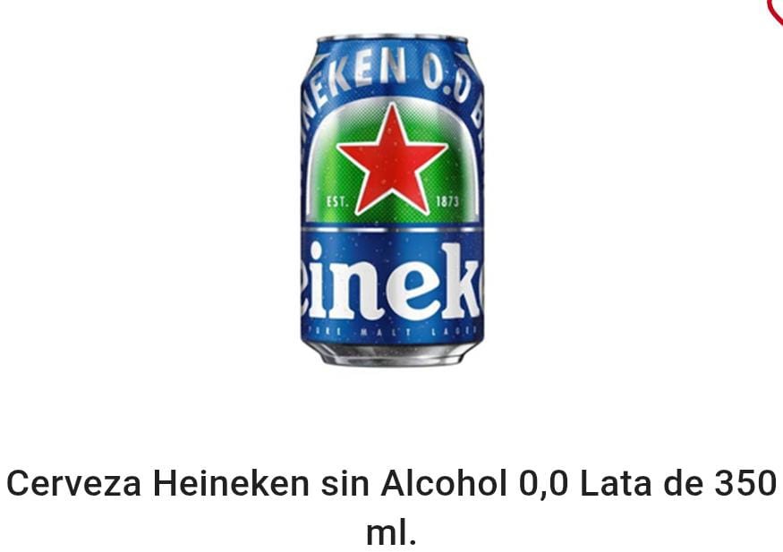 Heineken cero alcohol 350 ml
