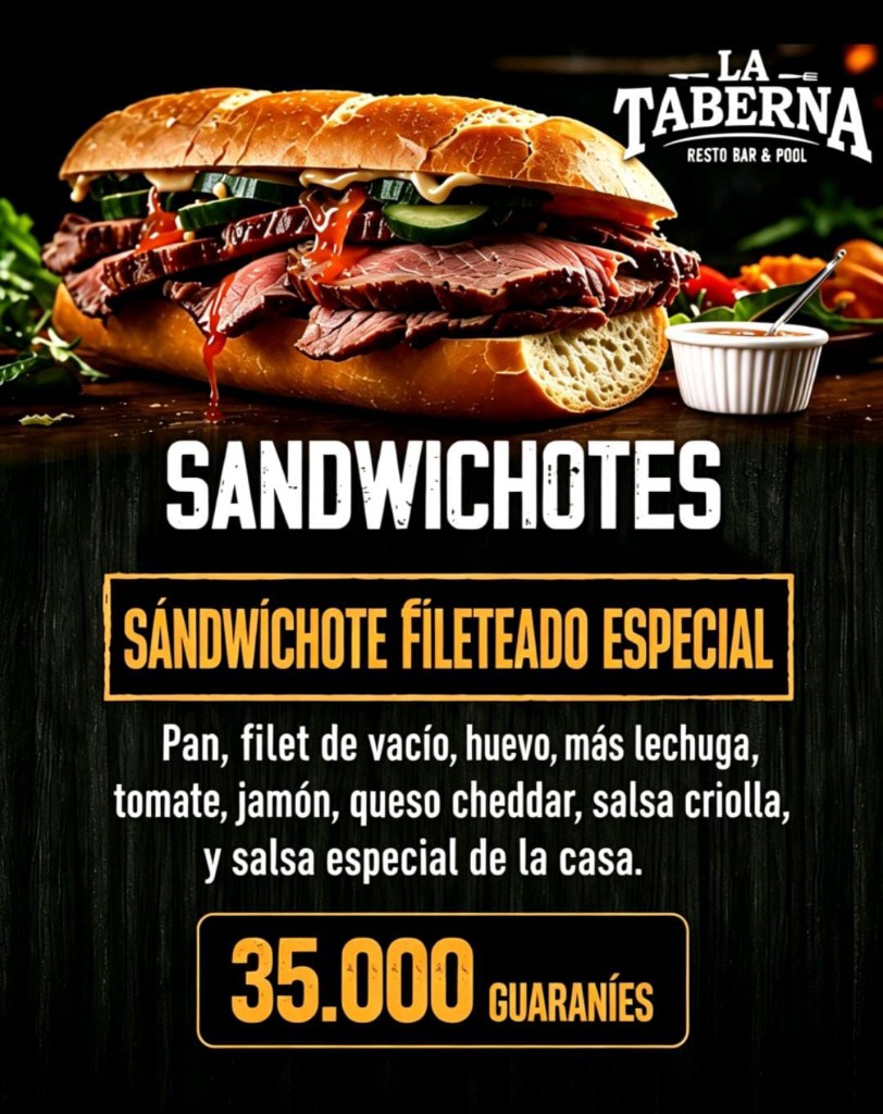 Sandwichotes Fileteado Especial