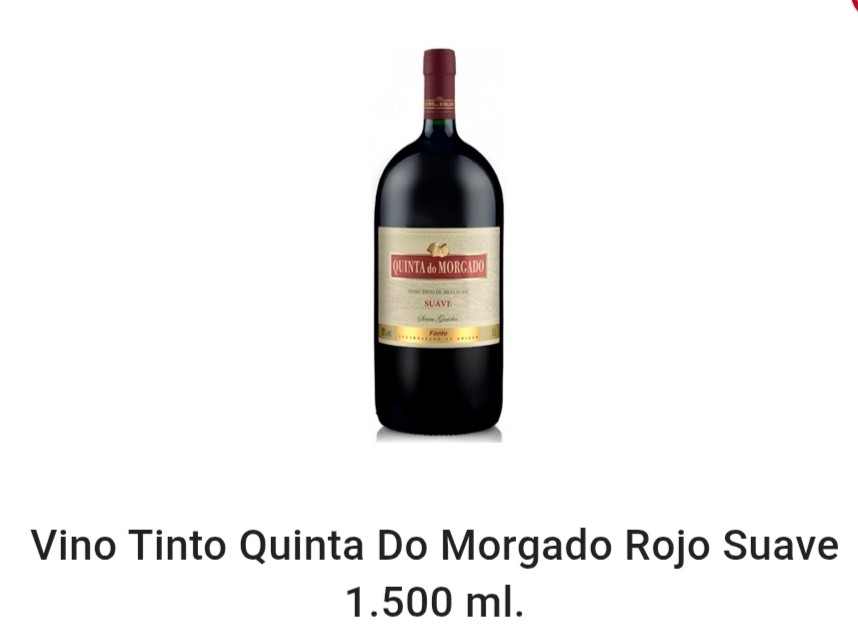 Vino Quinta do Morgado Tinto Suave 1.5L