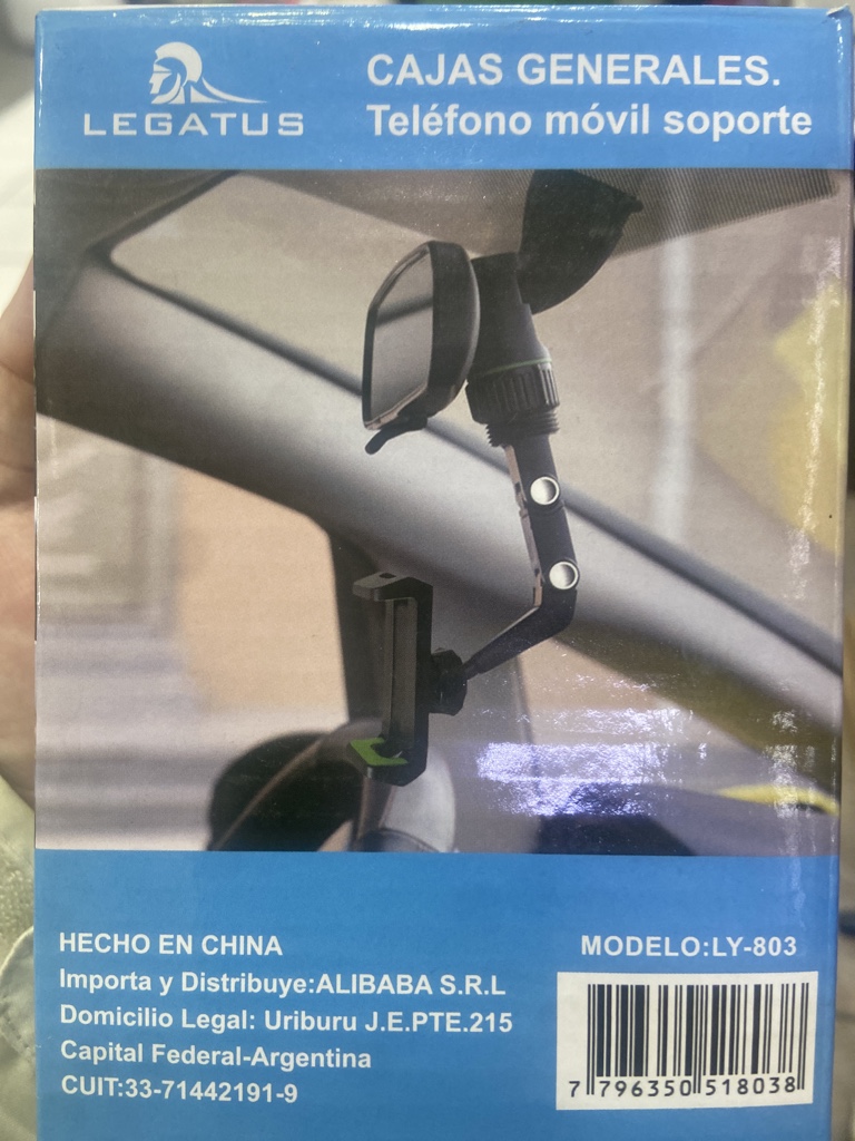 SOPORTE PARA AUTO ESPEJO BRAZO