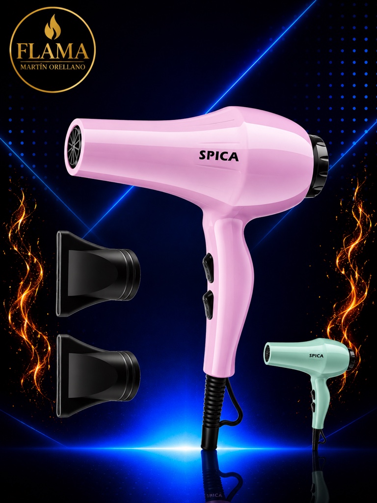 SECADOR DE PELO SPICA 1800W