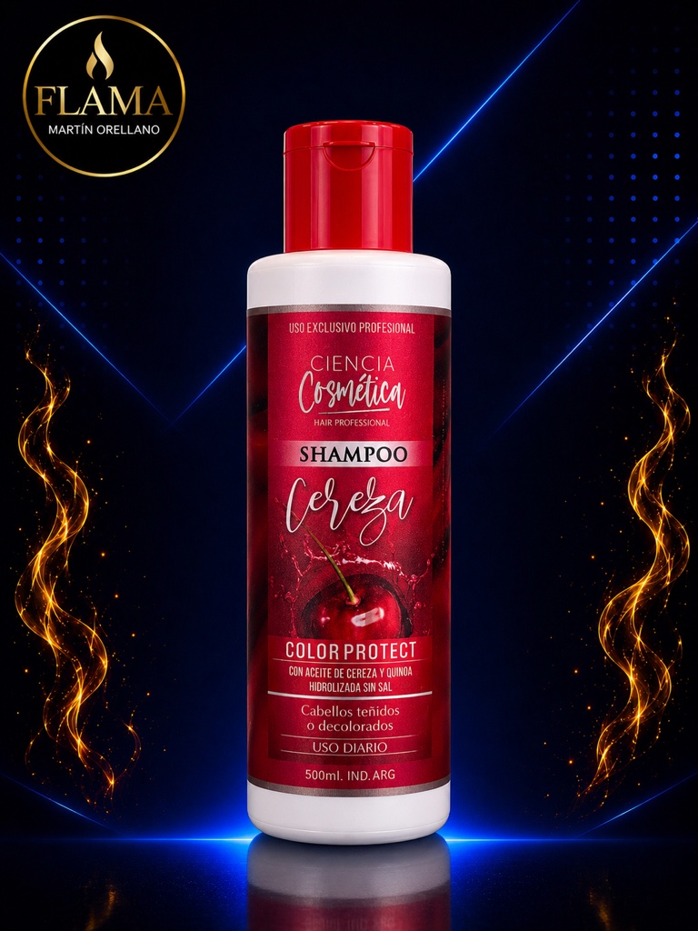 SHAMPOO CEREZA C. COSMÉTICA x500ml.
