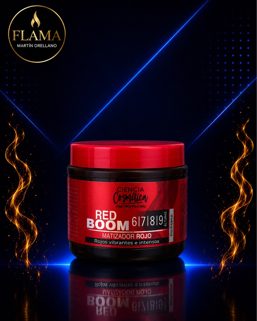 MATIZADOR ROJO ALTURAS 6/7/8/9 C. COSMÉTICA x500ml.