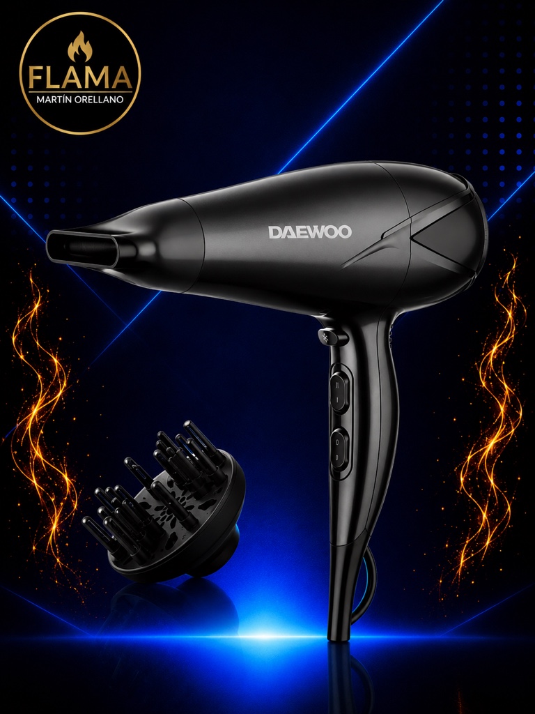 SECADOR DE PELO DAEWOO 2100W