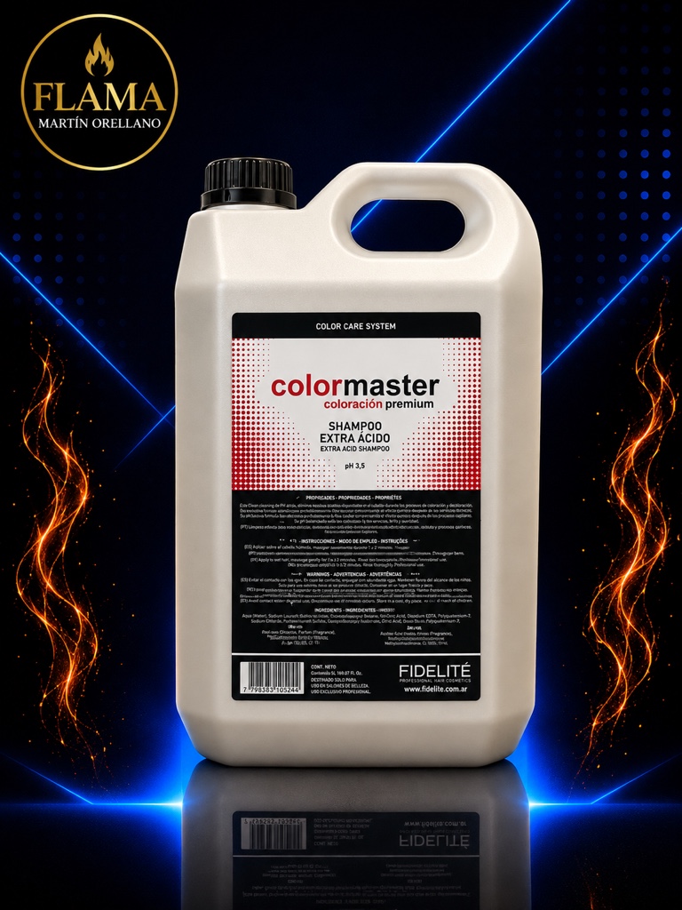 SHAMPOO EXTRA ACIDO COLORMASTER x5.000ml.