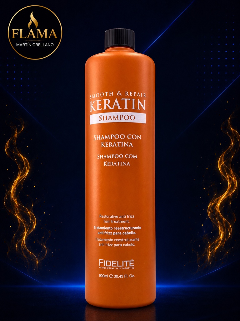 SHAMPOO DE KERATINA x900ml.