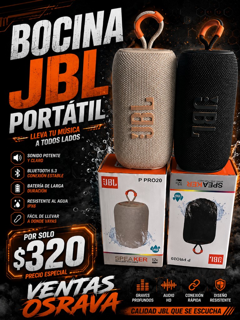 Bocina jbl portatil