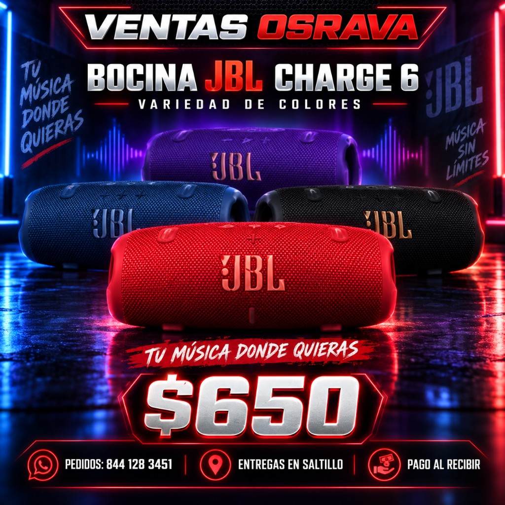 Bocina jbl charge 6