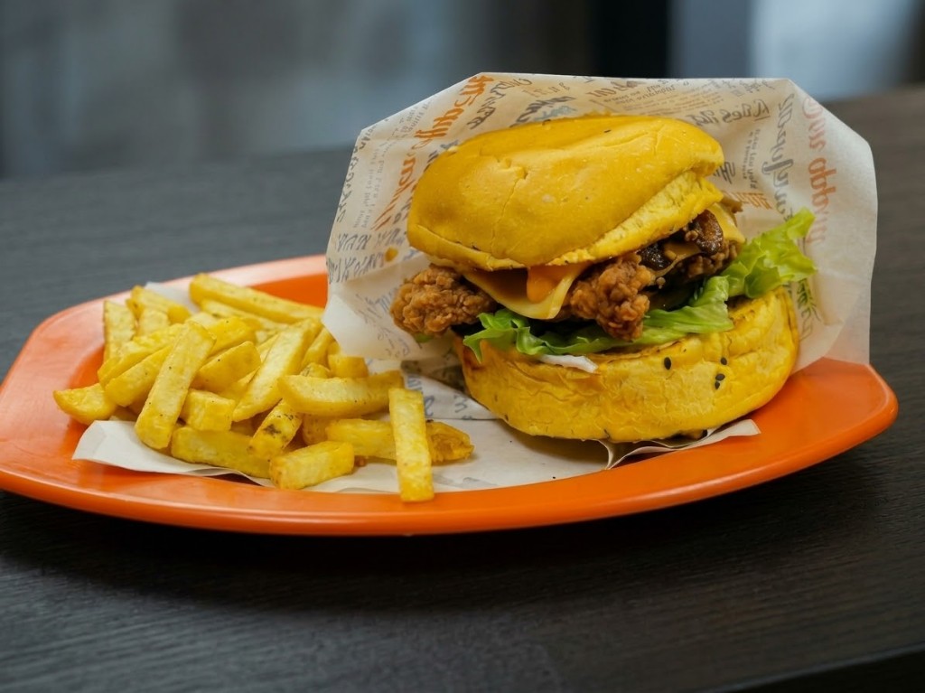 Burger pollo crispy