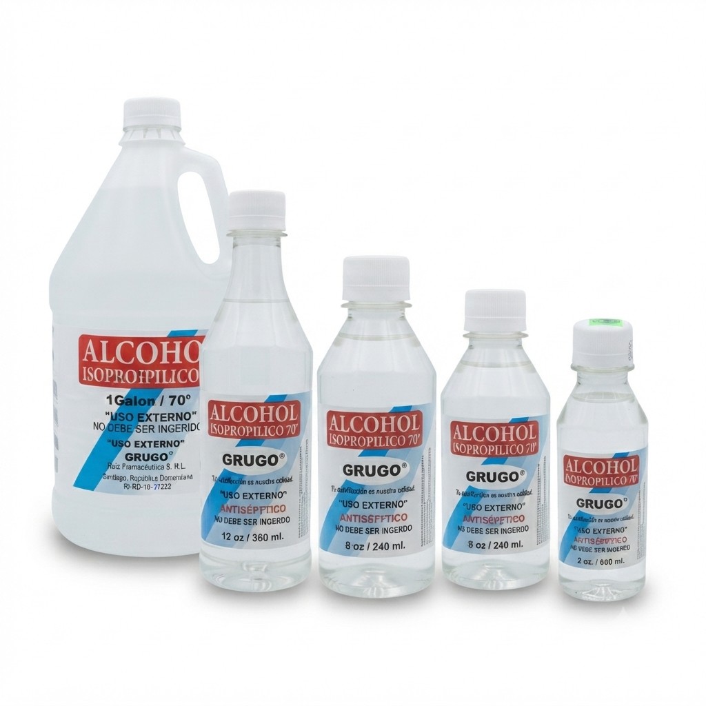 Alcohol Isopropílico al 70% Grugo