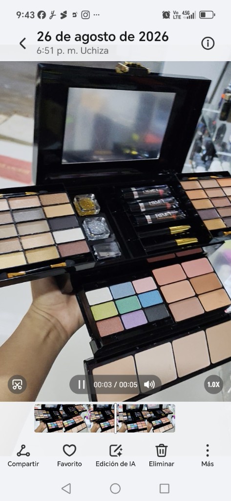 Kit maquillaje completo.