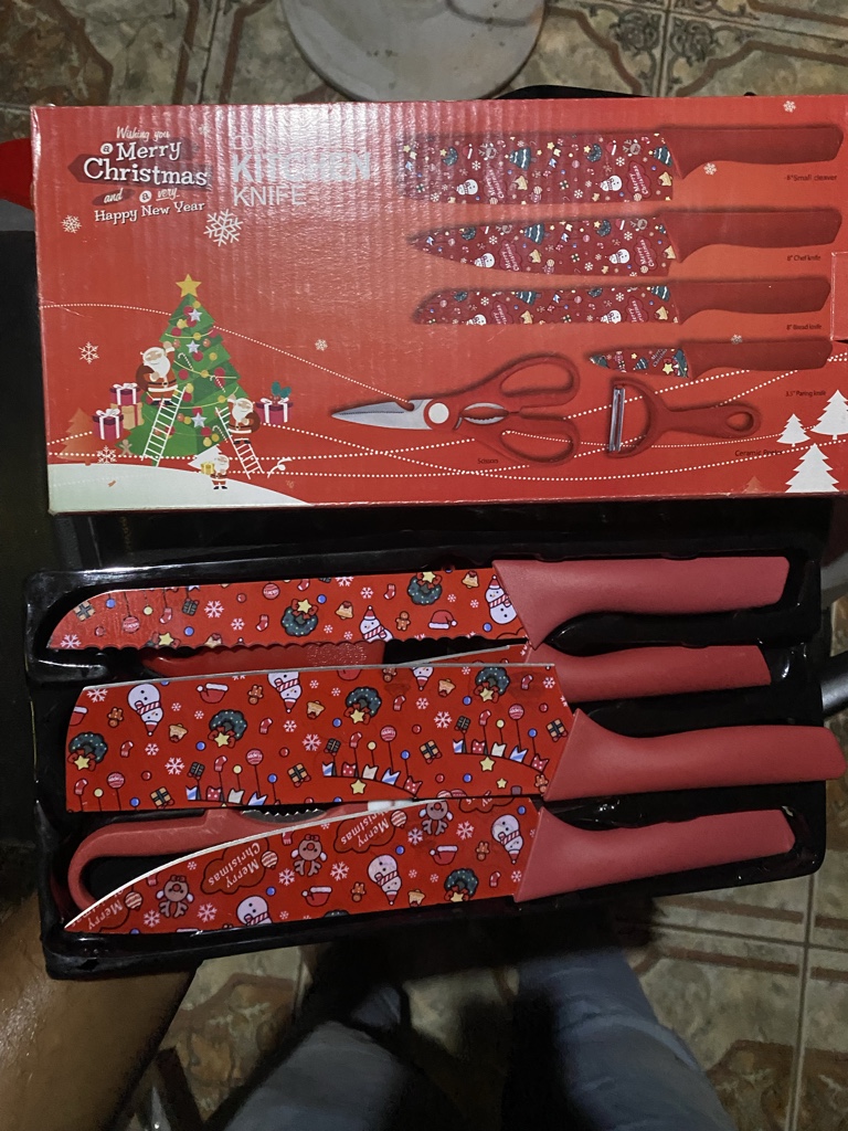 Kit navideño de cuchillos