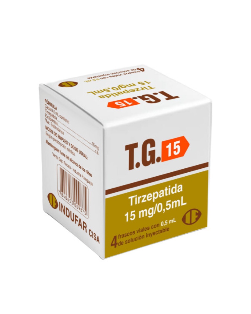 T.G.15 Tirzepatida 15mg/0.5ml