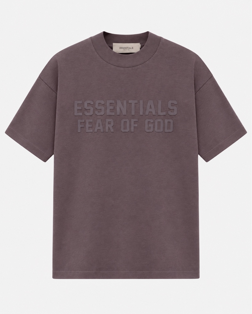 Fear of God Essentials SS Tee “Plum” – SS23