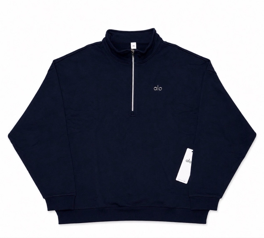 ALO Accolade 1/4 Zip Pullover – Blue