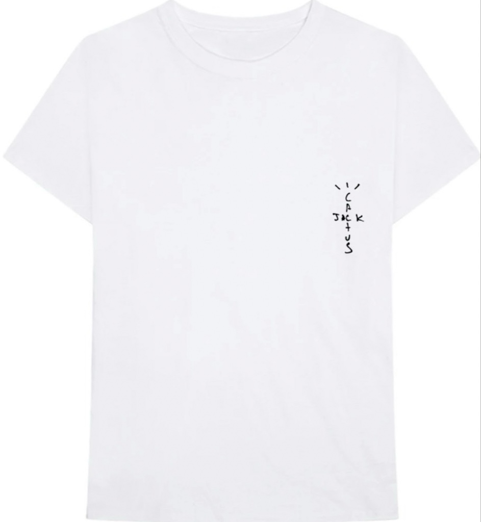 TRAVIS SCOTT CACTUS JACK POCKET LOGO TEE – WHITE