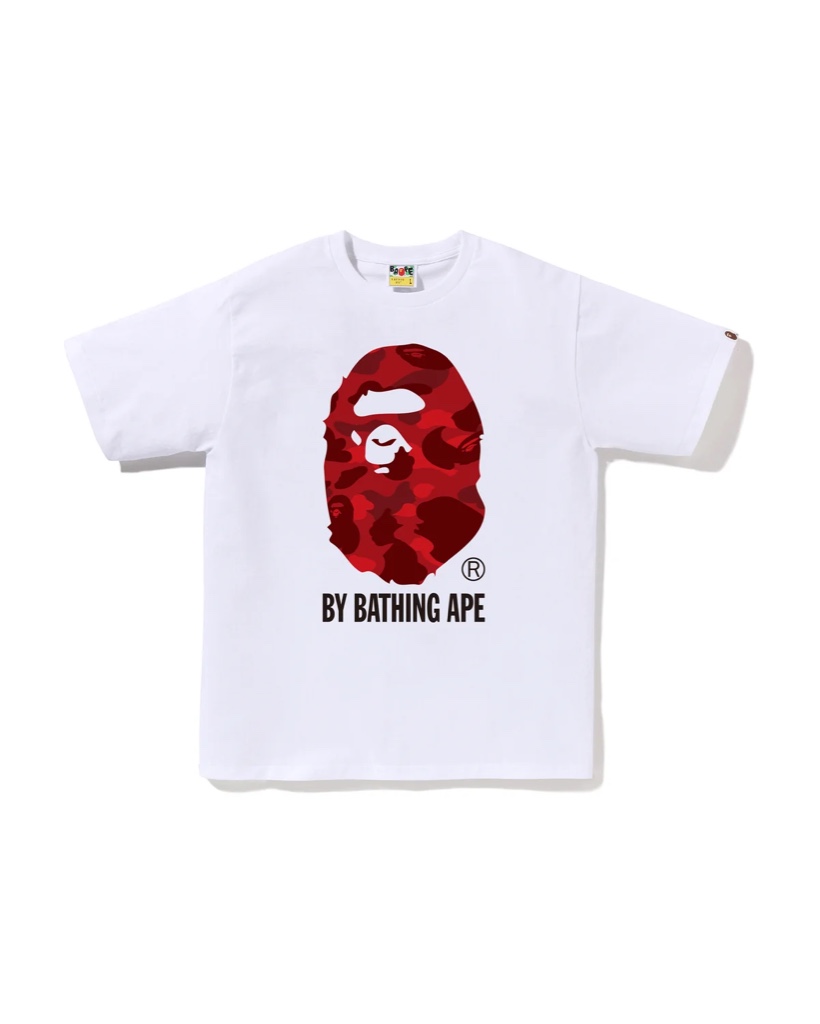 BAPE Color Camo By Bathing Ape Tee – White/Red