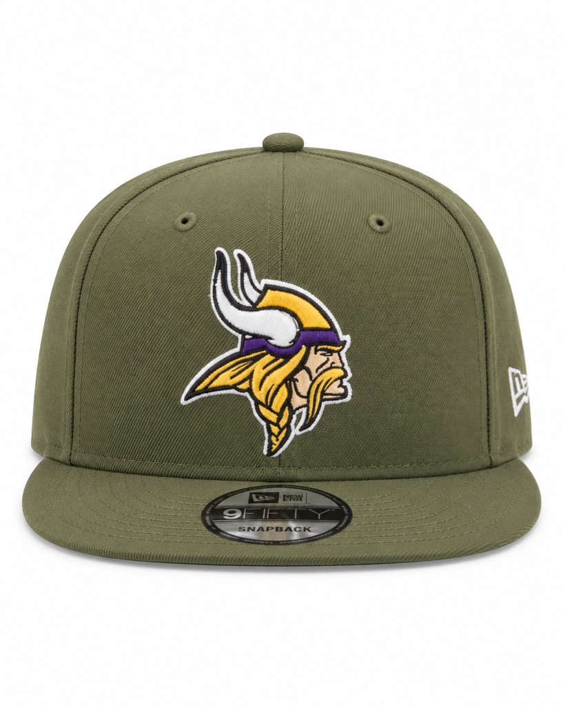 New Era 9FIFTY Minnesota Vikings NFL Snapback – Olive