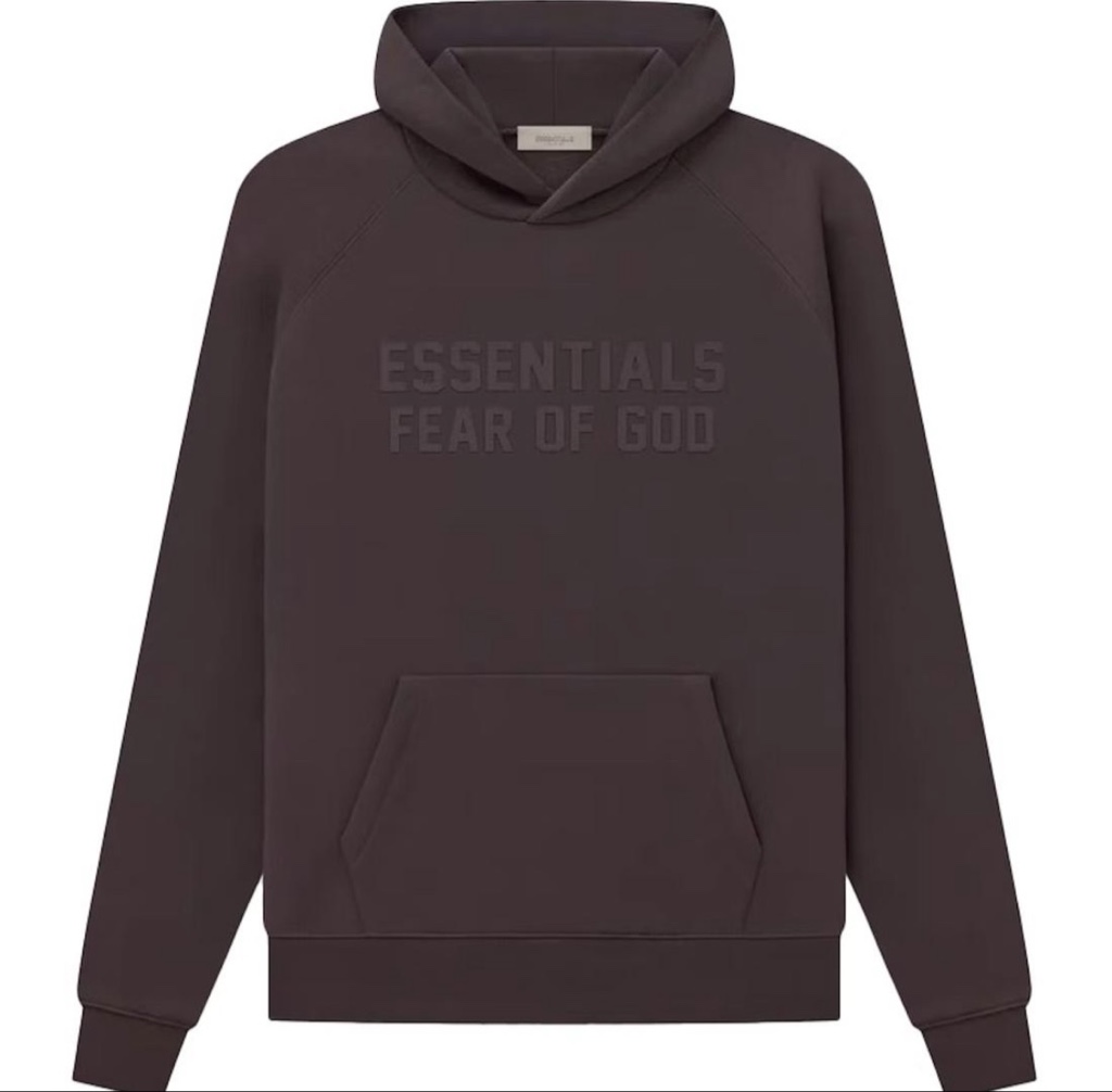 Fear of God ESSENTIALS Fleece Hoodie “Plum”