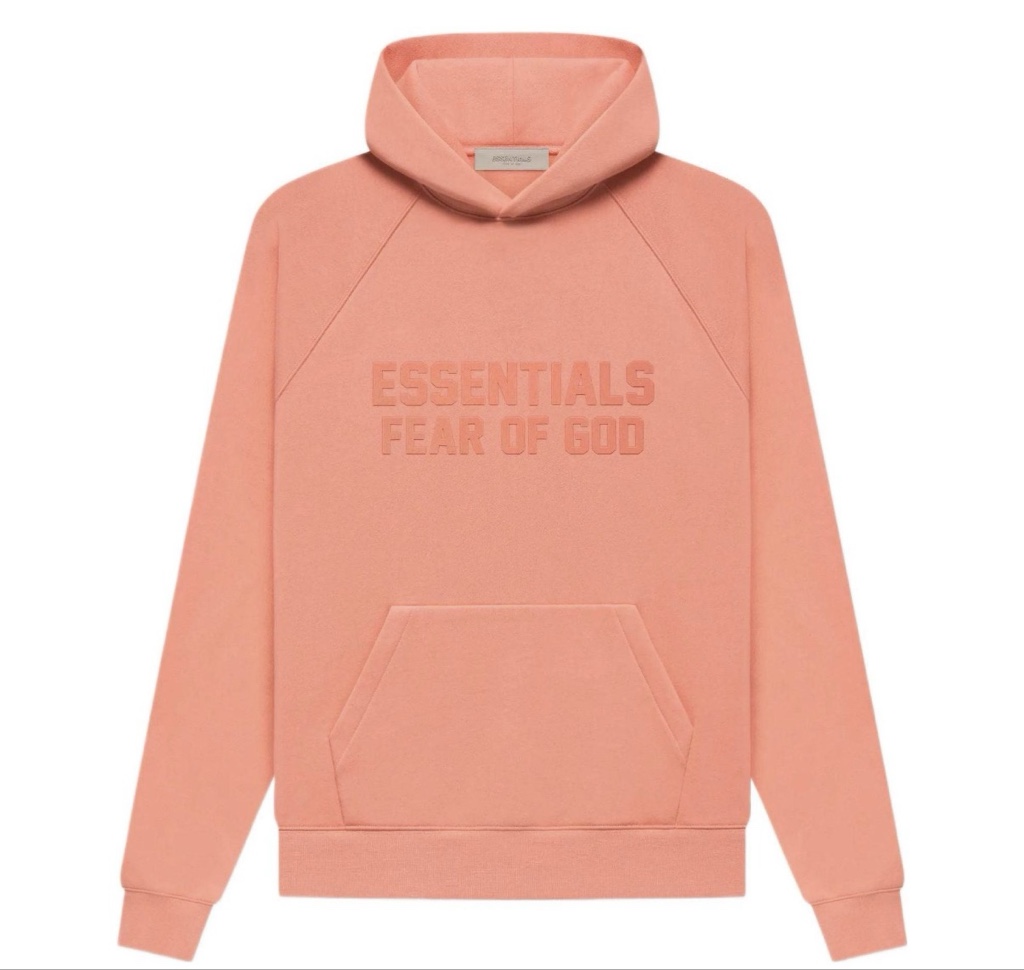 Fear of God ESSENTIALS Hoodie “Coral”