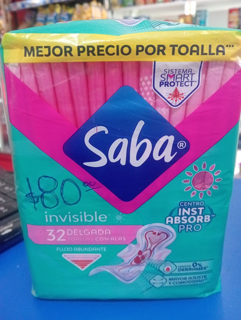 Saba Invisible 32 toallas