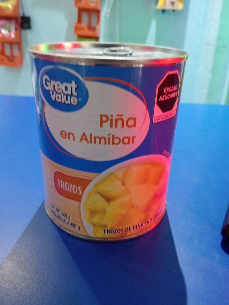 Great Value piña en almíbar trozos