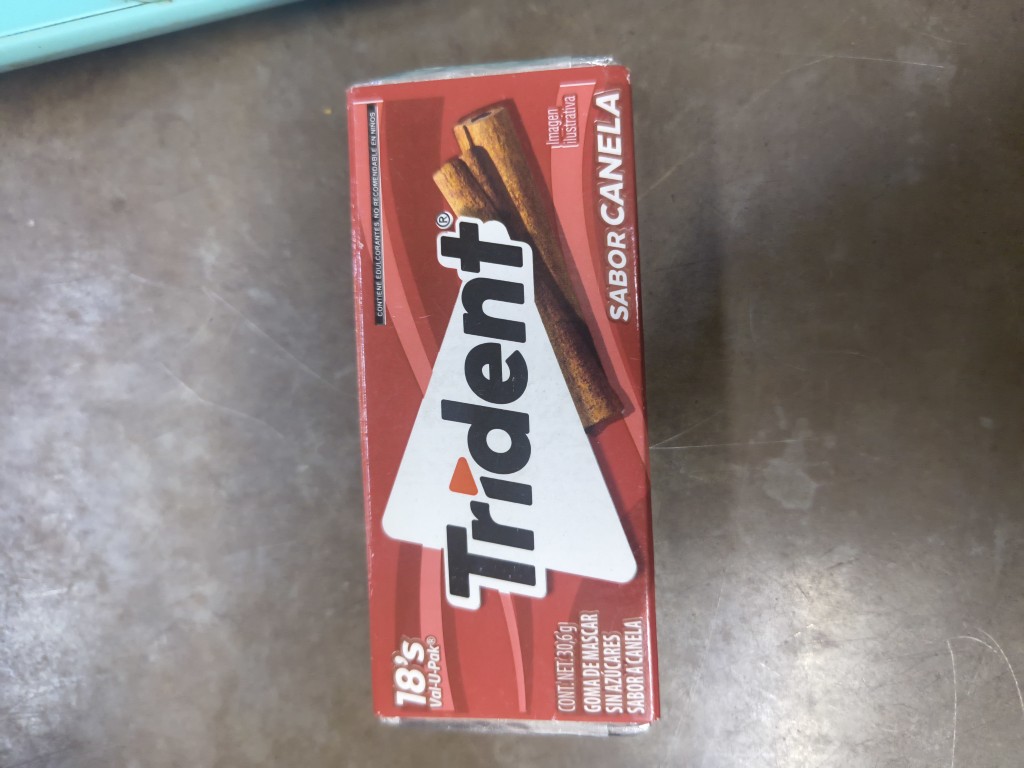 Trident canela goma de mascar 18's