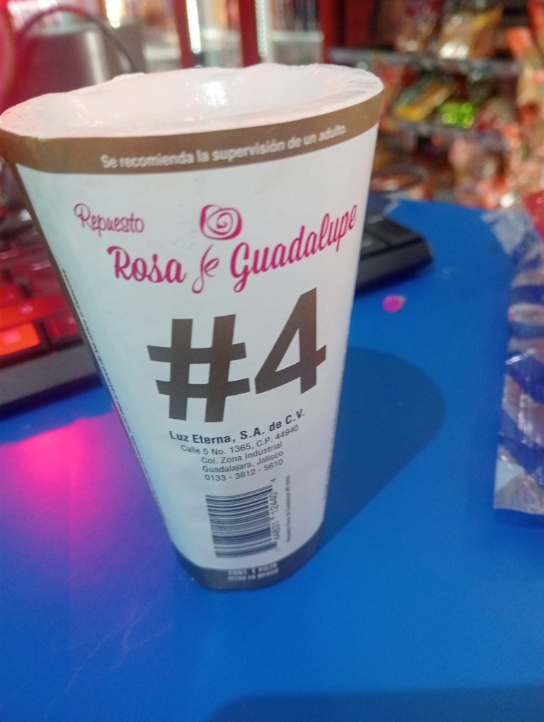 Rosa de Guadalupe vaso #4