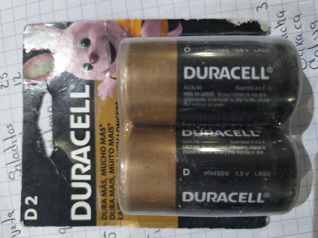 Duracell pilas D