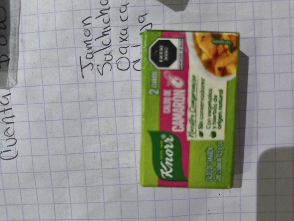 Knorr caldo de camarón
