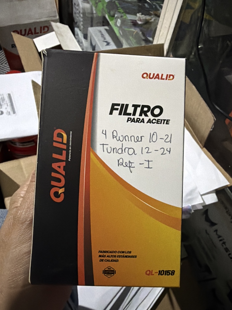 Qualid filtro de aceite QL-10158