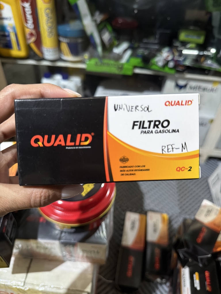 Qualid filtro gasolina universal QC-2