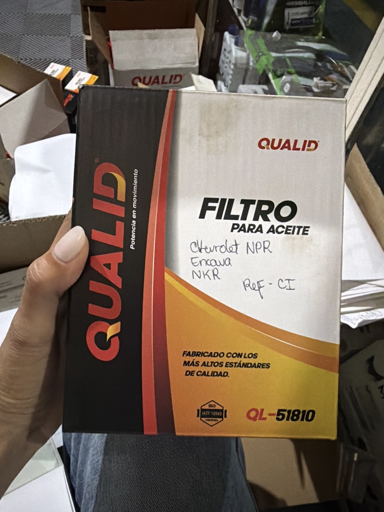 Qualid filtro de aceite QL-51810
