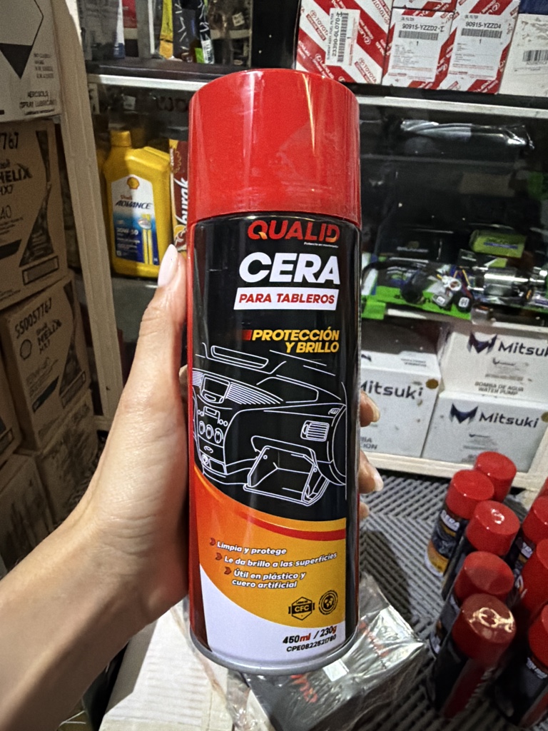 Qualid cera para tableros