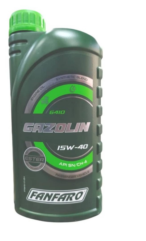 FF6410-1 ACEITE SEMISINTETICO GAZOLIN 15W40 SN/CH-4 1L