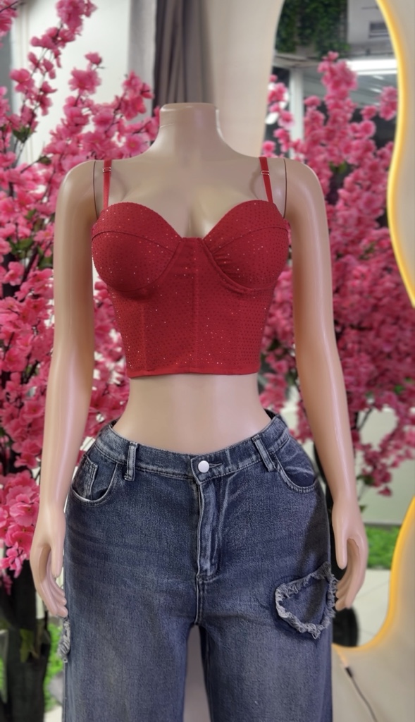 Corset pedrería