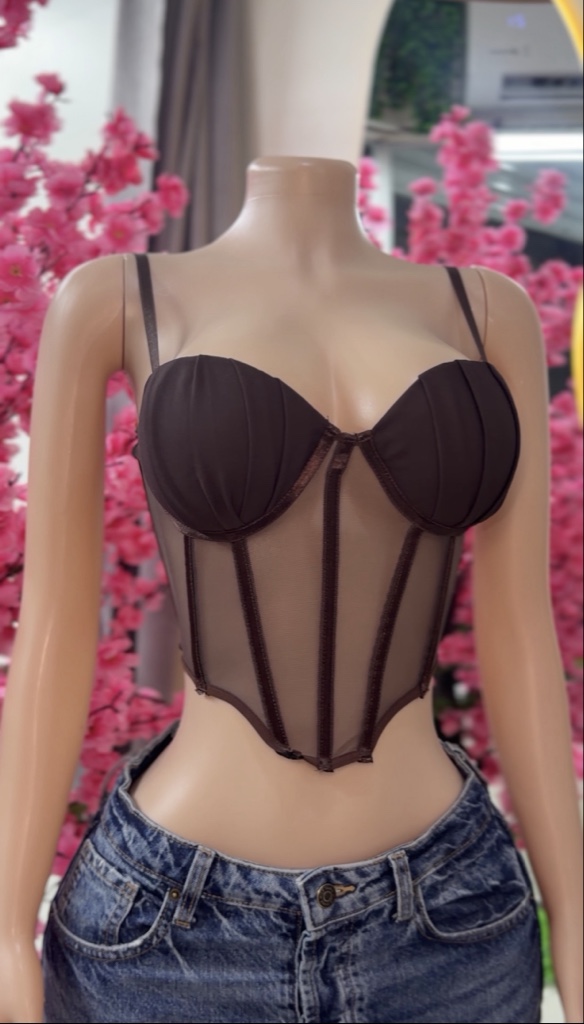 Corset transparencia